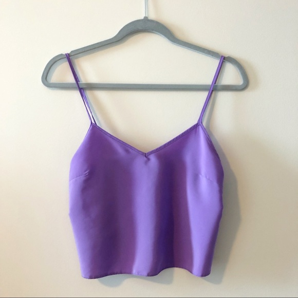 ASOS • Purple Crop Cami Top - Picture 2 of 4